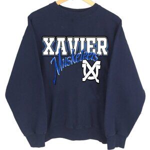 Xavier University Sweatshirt Shirt Xavier Musketeers Sweatshirt Shirt Retro